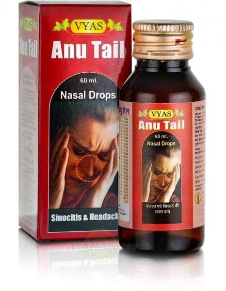 Ayurvedicheskie tomchilar dlya nosa Anu Tayl, 60 ml