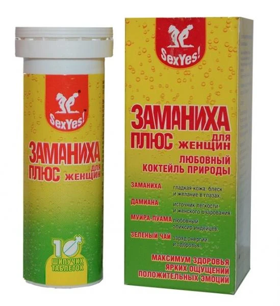 Заманиха Плюс - таблетки для повышения либидо у женщин