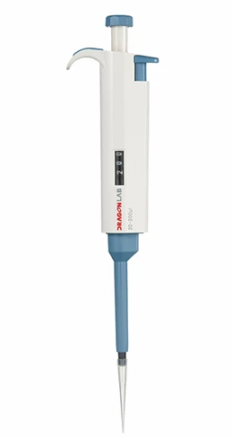 TopPette mexanik qo'lda pipetkalar, turli xil sozlanishi hajmli bitta kanalli