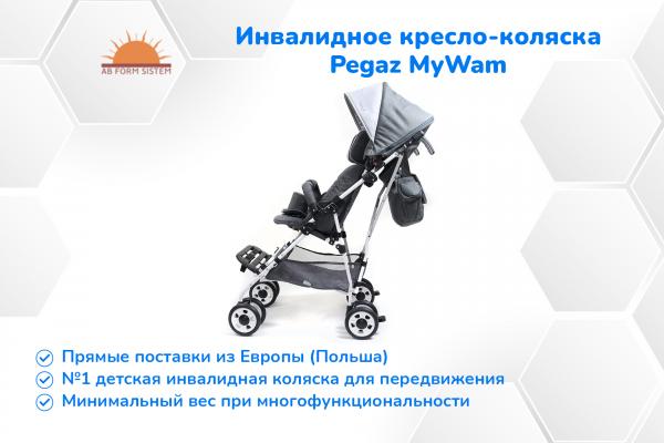 Инвалидное кресло-коляска детская Pegaz MyWam - МОБИЛЬНАЯ И ЛЕГКАЯ