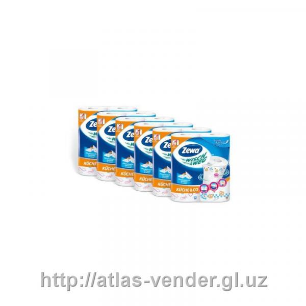 Zewa Wisch & Weg Design - Bumajnie polotensa