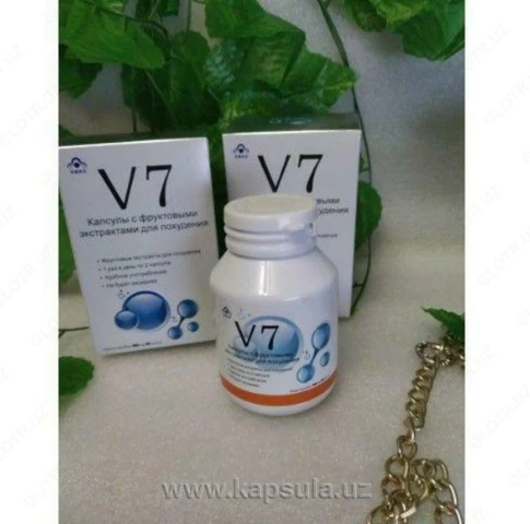 V7 tabletkalari dlya poxudeniya (analog lidi) 60 kapsul 600mg