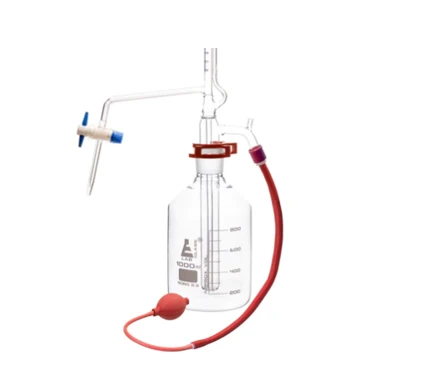 Buretka avtomatik Pellet 25 ml, "a" sinf, shelbach chizig'i bilan, shisha bilan (1000 ml), Amber, boros