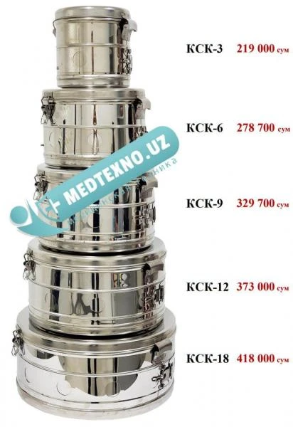 Sterilizasionnie biksi vsex razmerov